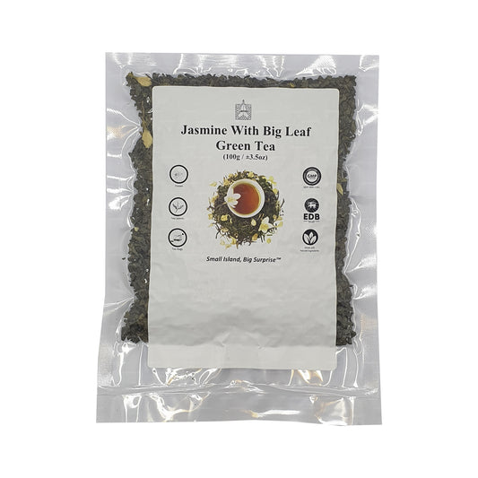 Lakpura Jasmine with Big Leaf Green Tea (100g)