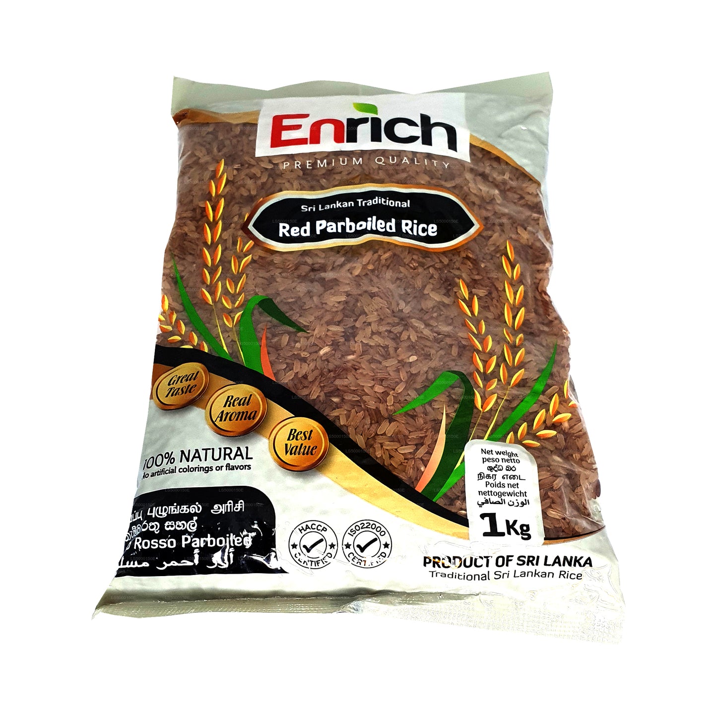 Enrich Red Parboiled Rice (1Kg)