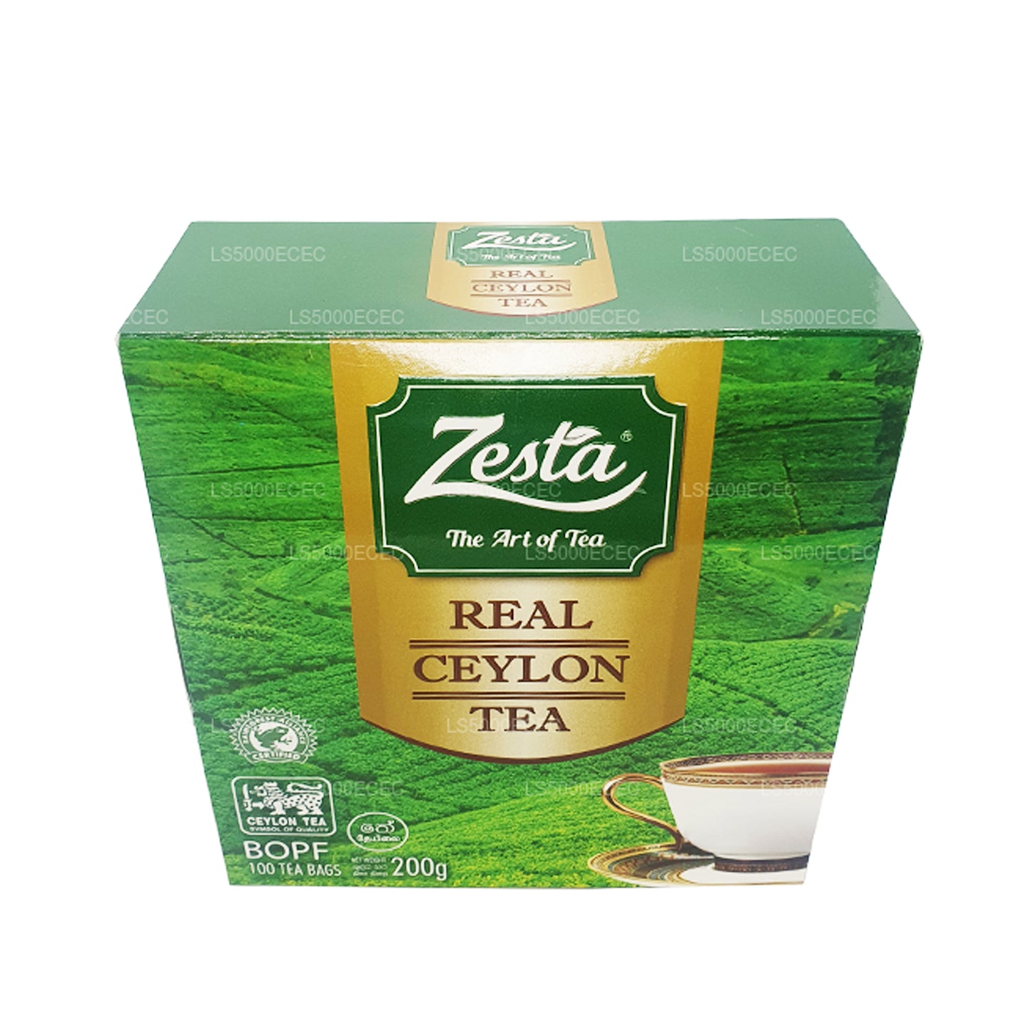 Zesta Real Ceylon Tea (200g) 100 Tea Bags