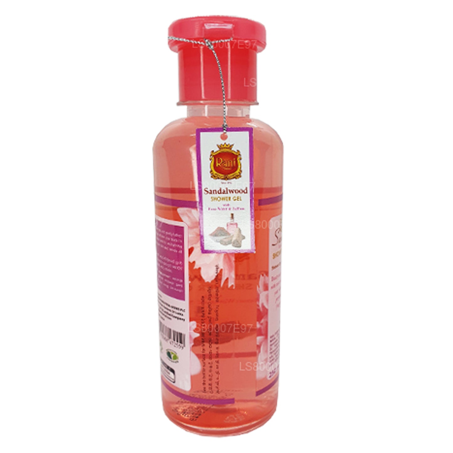 Swadeshi Rani Sandalwood Shower Gel with Rose Water & Saffron (250ml)