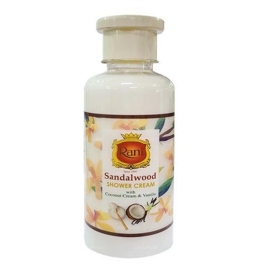 Swadeshi Rani Sandalwood Shower Cream Coconut Cream & Vanilla (250 ml)