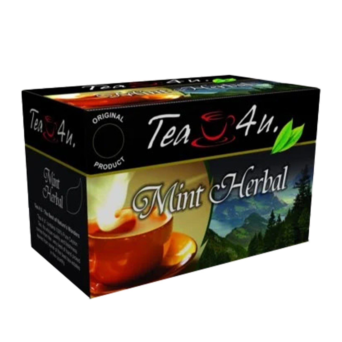 Tea4U Mint Herbal Green Tea (37.5g) 25 Tea Bags