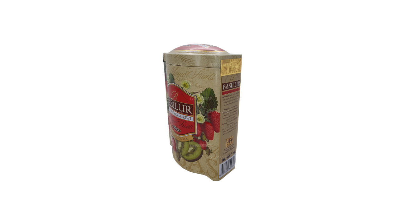 Basilur Strawberry and Kiwi Magic Fruits Tin Caddy (100g)