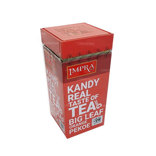 Impra Kandy Taste of Tea Big Leaf Orange Pekoe (200g) Meatal Caddy