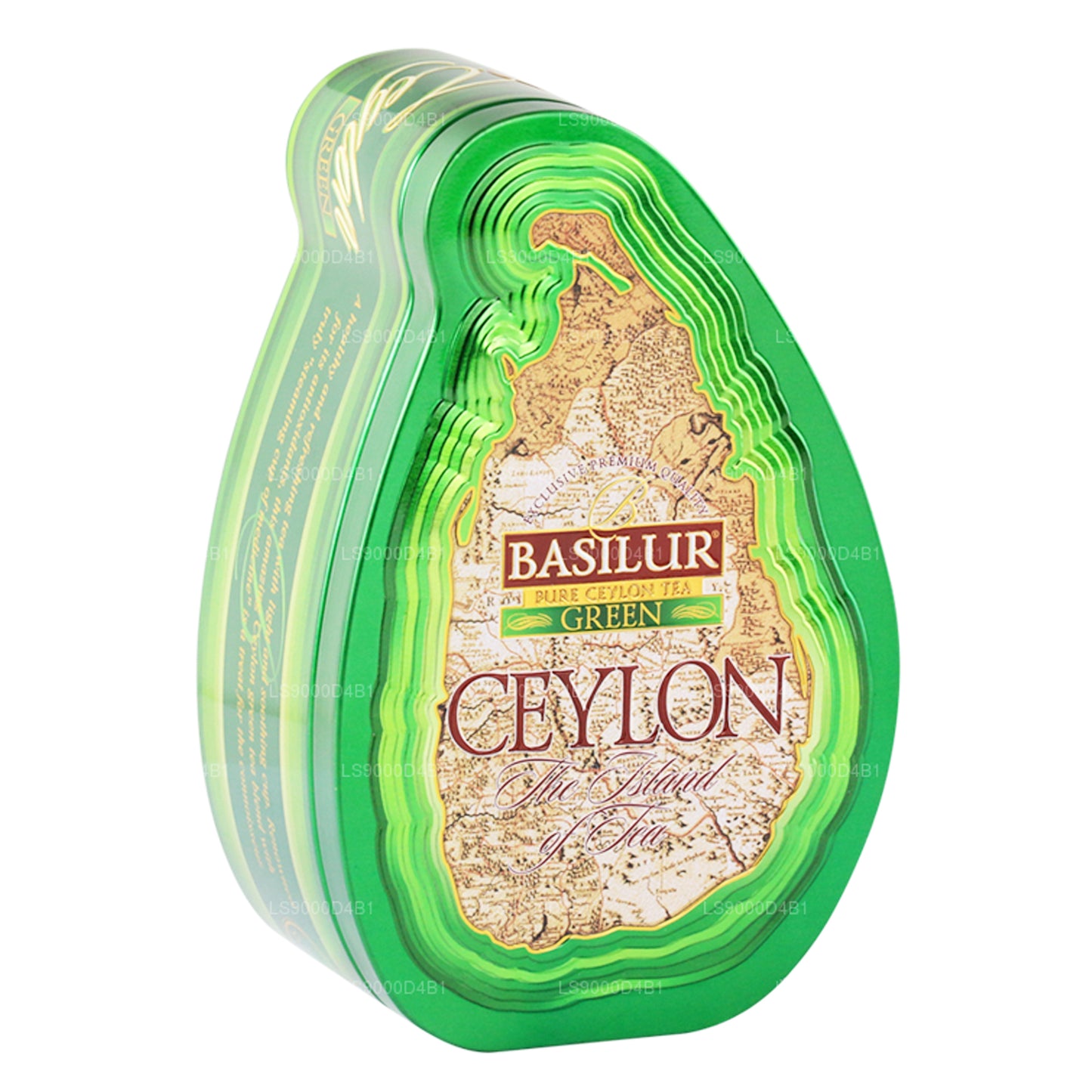 Basilur Island of Tea "Green" (100g) Caddy