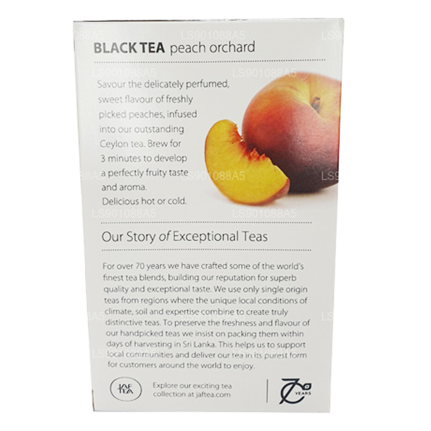 Jaf Tea Peach Orchard Black Tea (30g)