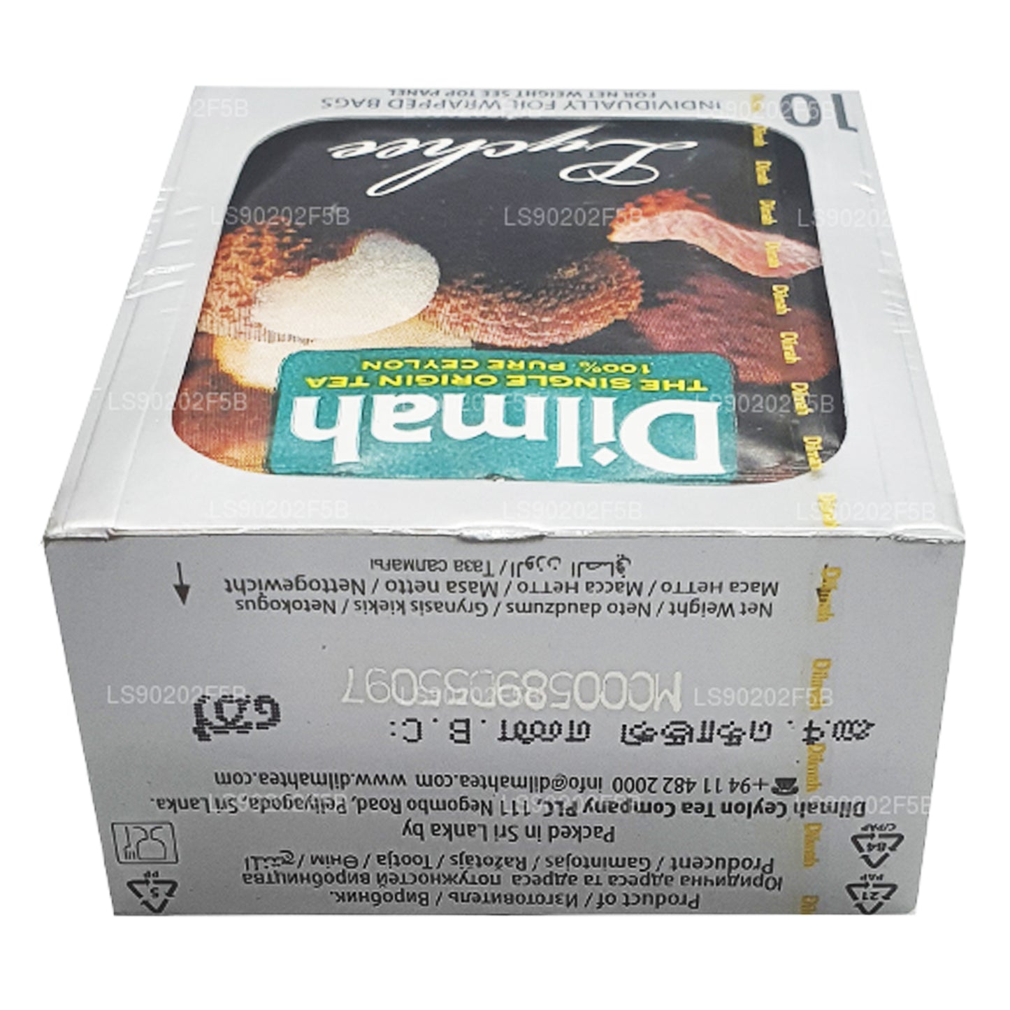 Dilmah Lychee Flavored Ceylon Black Tea (20g) 10 Tea Bags