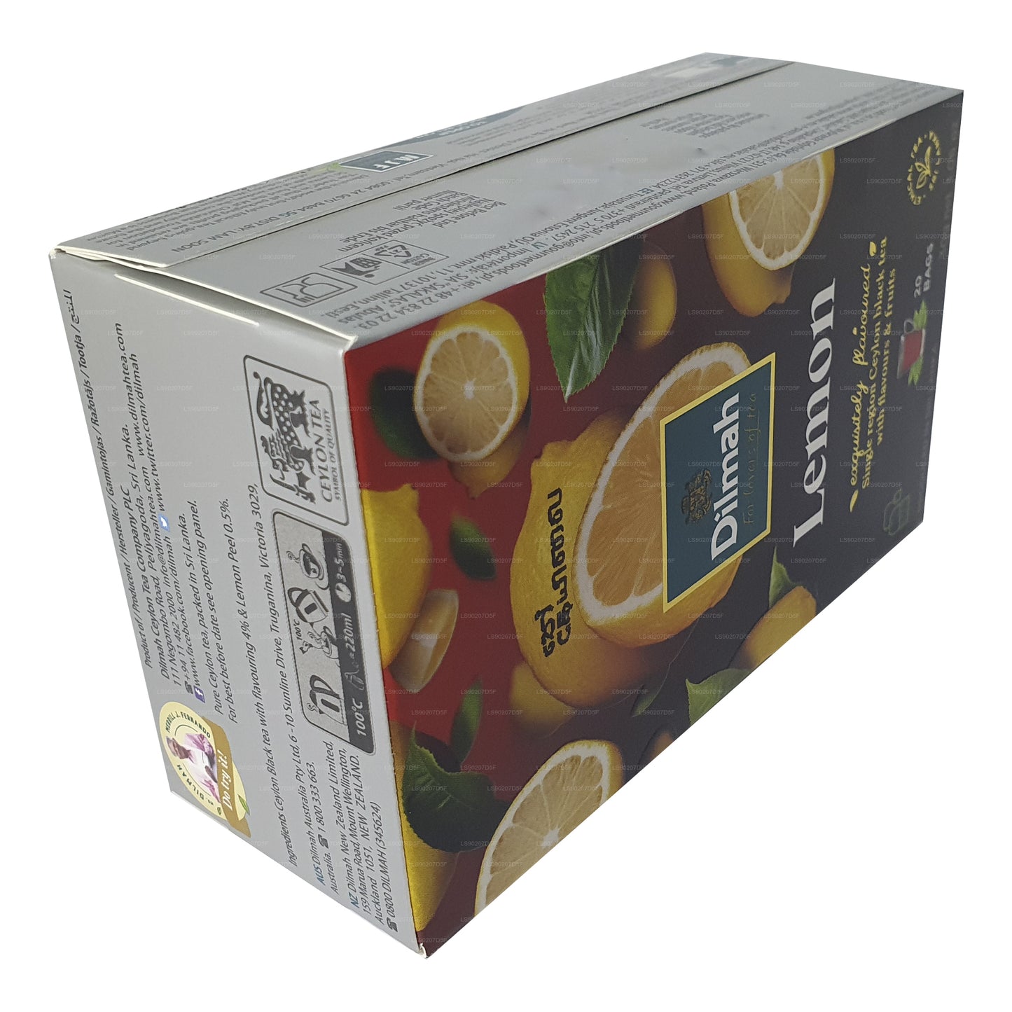 Dilmah Lemon Flavored Tea (30g) 20 Tea Bags