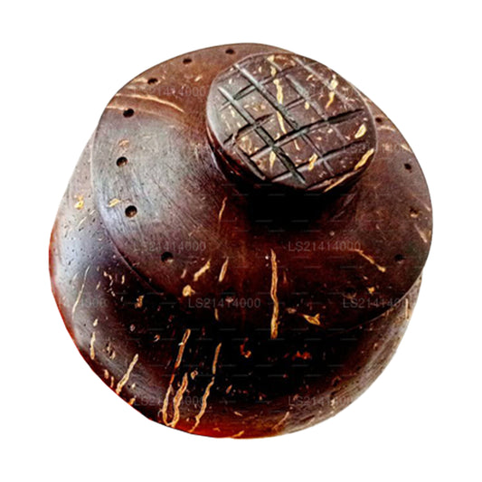 Coconut Shell Spice Bottle and Spoon