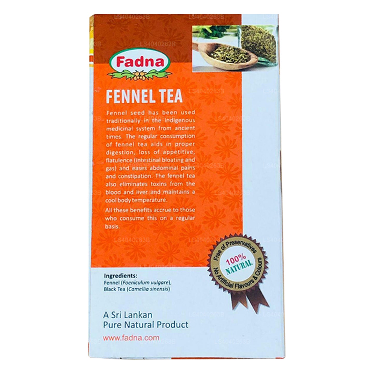 Fadna Fennel Tea (40g) 20 Tea Bags