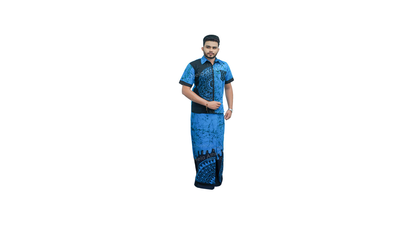 Lakpura Batik Shirt and Sarong (Design AB001)