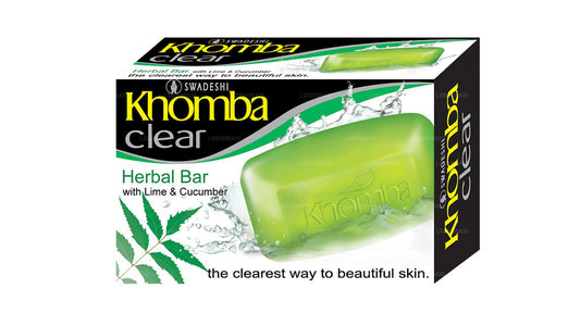 Swadeshi Khomba Clear Herbal Bar Soap (70g)