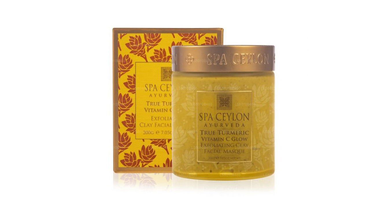 Spa Ceylon True Turmeric - Vitamin C Glow - Exfoliating Clay Facial Masque (200g)