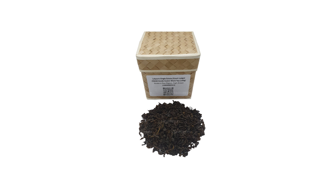 Lakpura Single Estate (Court Lodge) PEKOE Grade Ceylon Black Tea (100g)