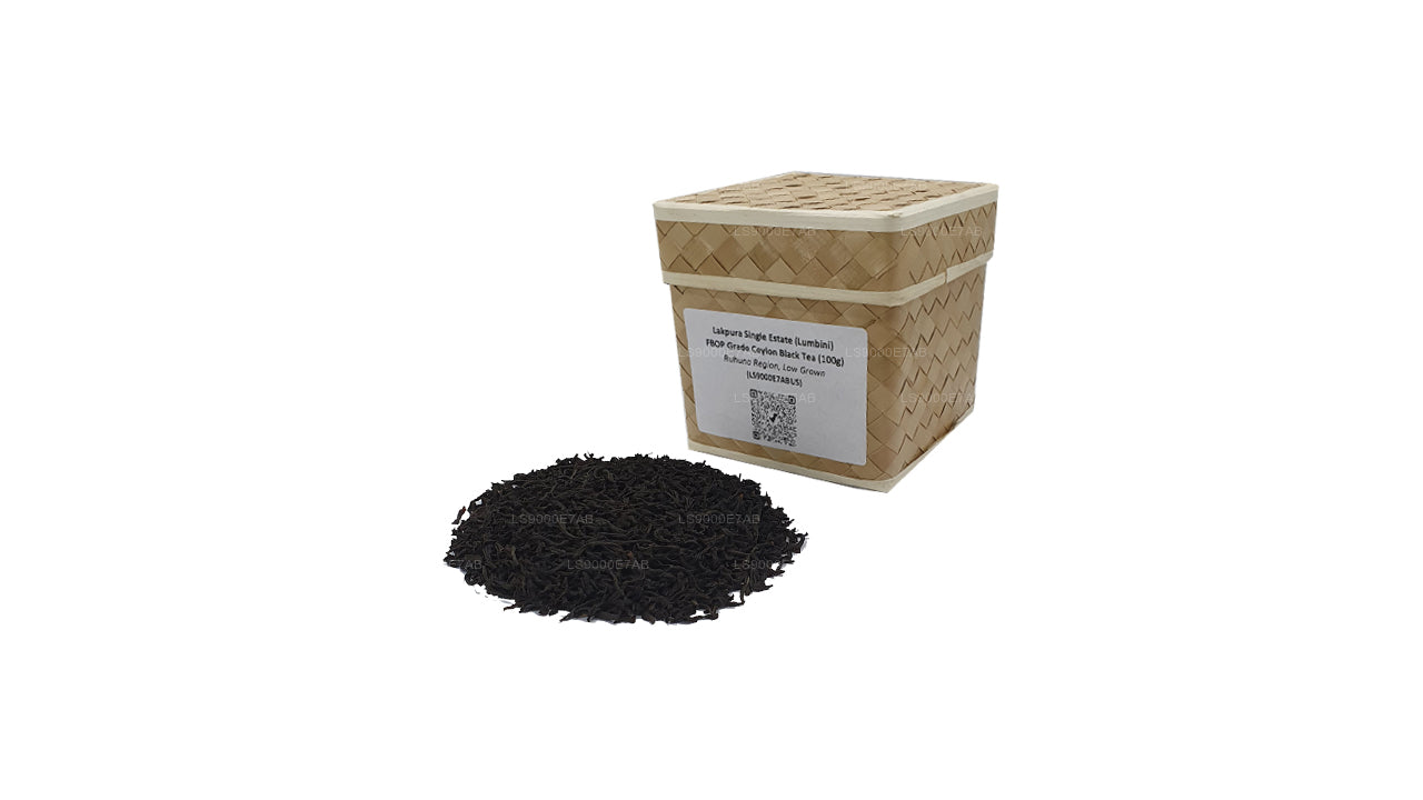 Lakpura Single Estate (Lumbini) FBOP Grade Ceylon Black Tea (100g)