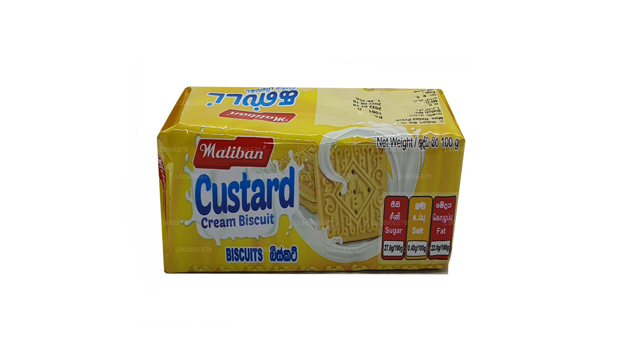 Maliban Custard Cream Sandwich Biscuit (100g)